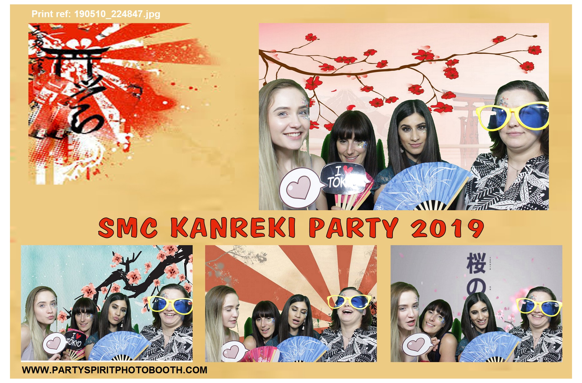 60th Japanese Theme Event | View more photos from the event at gallery.partyspiritphotobooth.com/u/PartySpiritPhotoBooth/60th-Japanese-Theme-Event